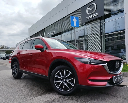 Mazda CX-5 cena 104900 przebieg: 145120, rok produkcji 2018 z Międzyrzecz małe 326